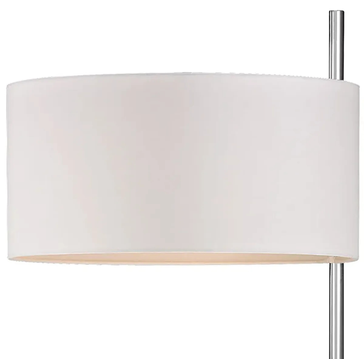 Attwood 64" High 1-Light Floor Lamp - Polished Nickel