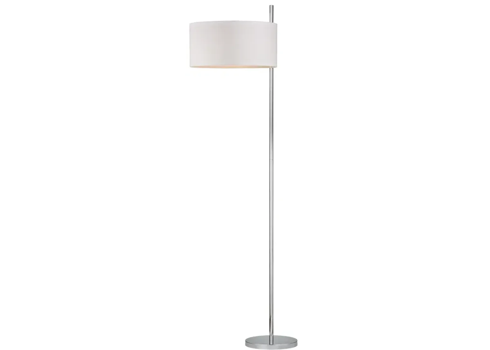 Attwood 64" High 1-Light Floor Lamp - Polished Nickel