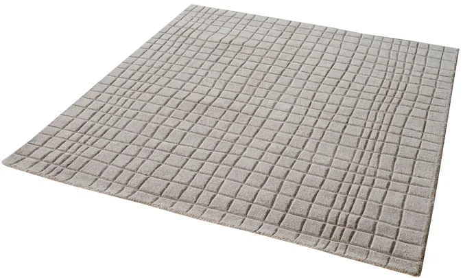 Blockhill Handwoven Wool Rug in Chelsea Grey