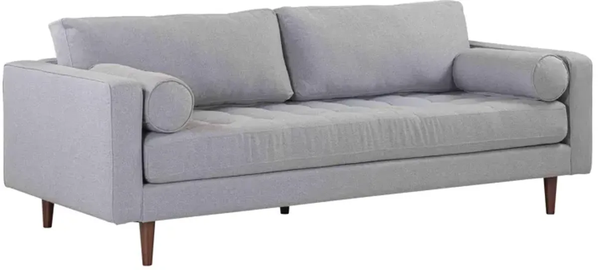 Cave Gray Tweed Sofa