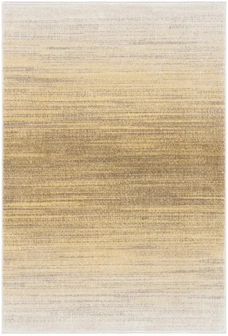 Adirondack Contemporary Gold / Ivory 2'-6" X 8' Powerloomed Rug