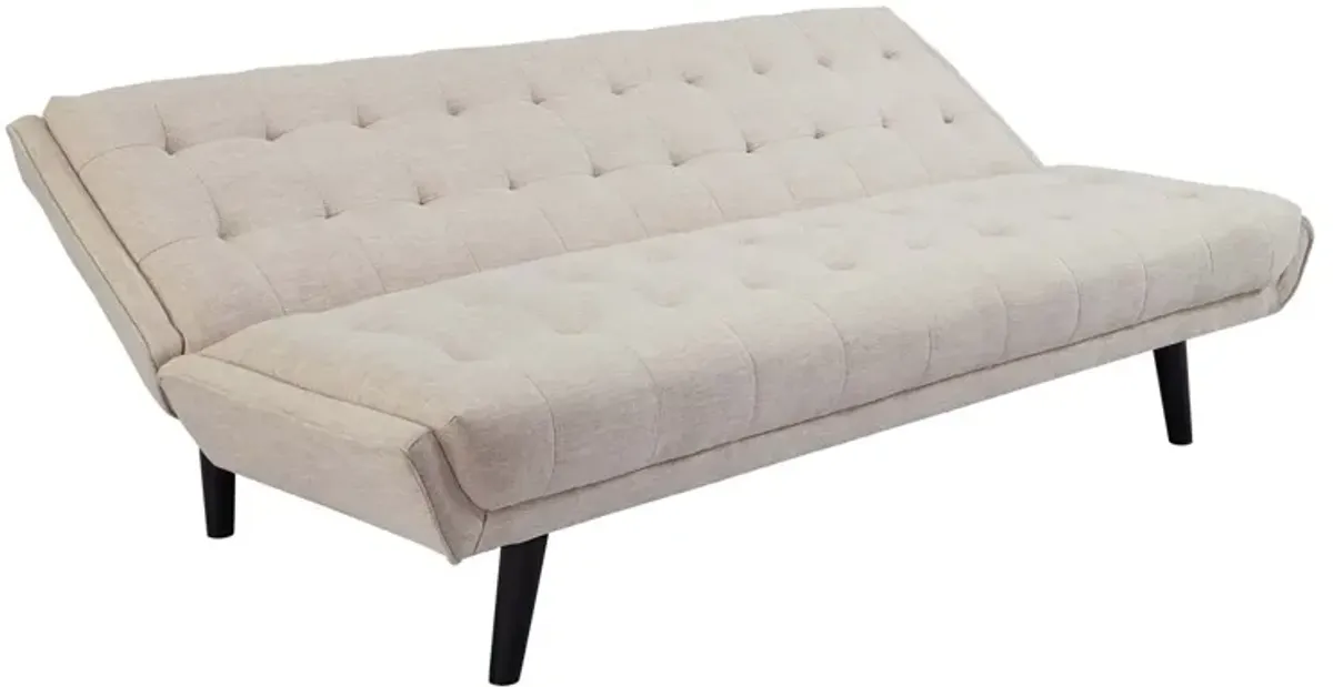 Glance Tufted Convertible Fabric Sofa Bed