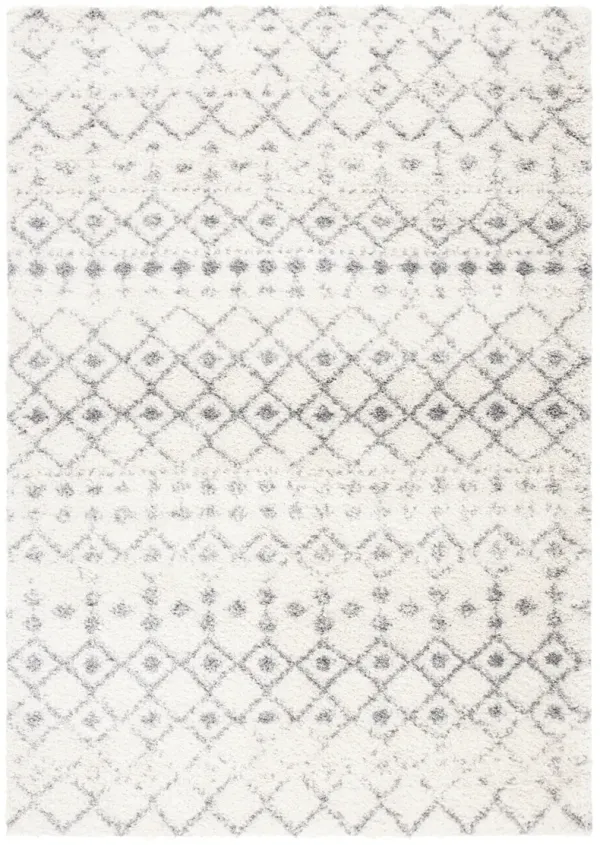 TAHOE SHAG 616 WHITE  6'-7' x 8'-7' Medium Rectangle Rug