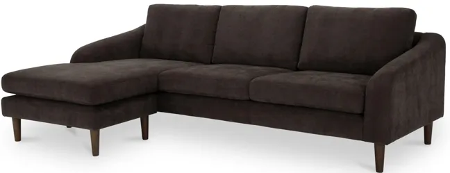 Quinn Sectional Dark Brown