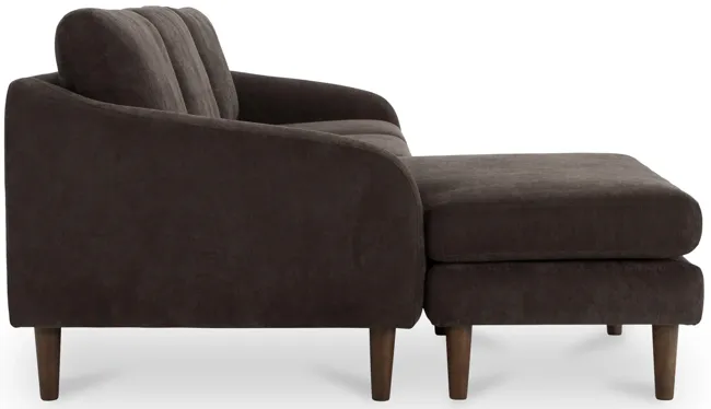 Quinn Sectional Dark Brown