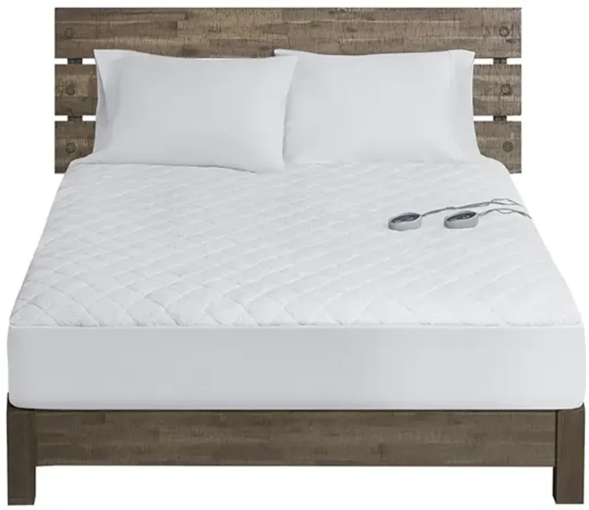 Woolrich Heated Sherpa White Mattress Pad