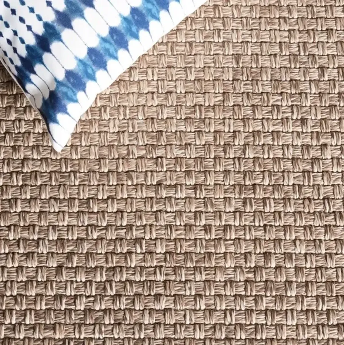 SISAL ALL-WEATHER 460 Brown 6'-7' X 6'-7' Round Round Rug