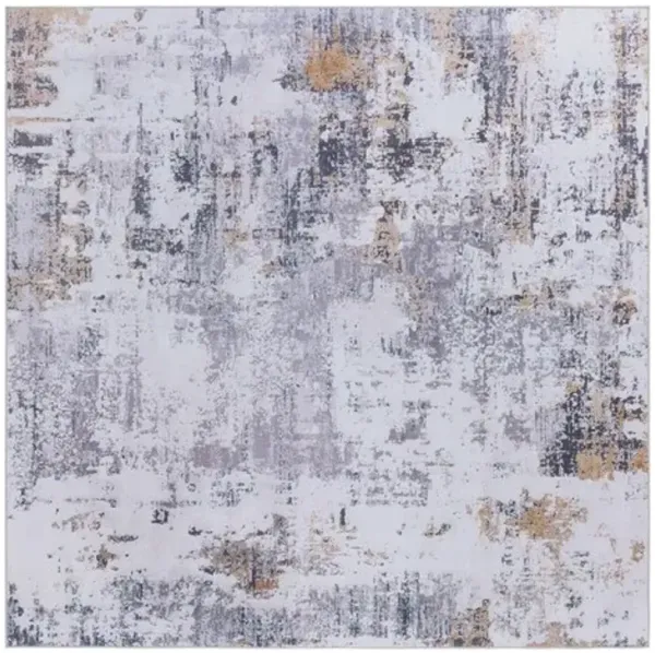 TACOMA 863 M/W S/R Grey  6' X 6' Square Square Rug