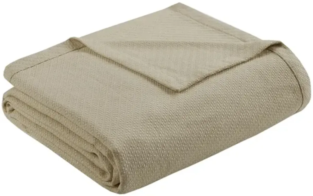 Madison Park Liquid Cotton Linen Blanket