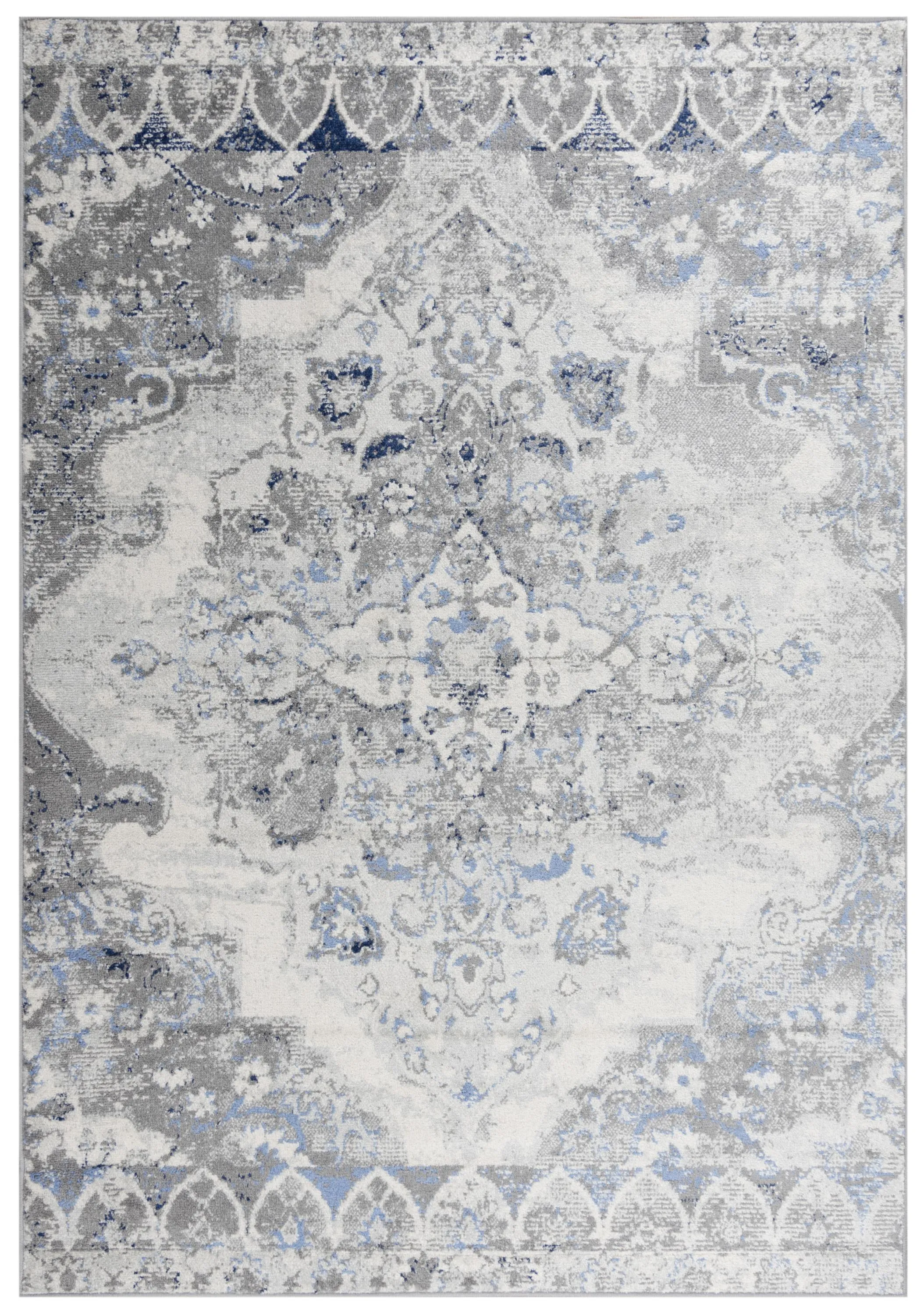 Marquise L. Gray  Polypropylene  5'2" x 7'3" Rectangle Rug