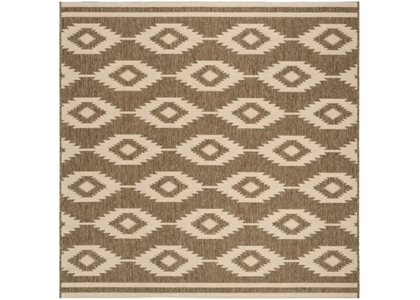 LINDEN 171 Collection LND171A-6SQ Cream / Beige 6'-7" X 6'-7" Square