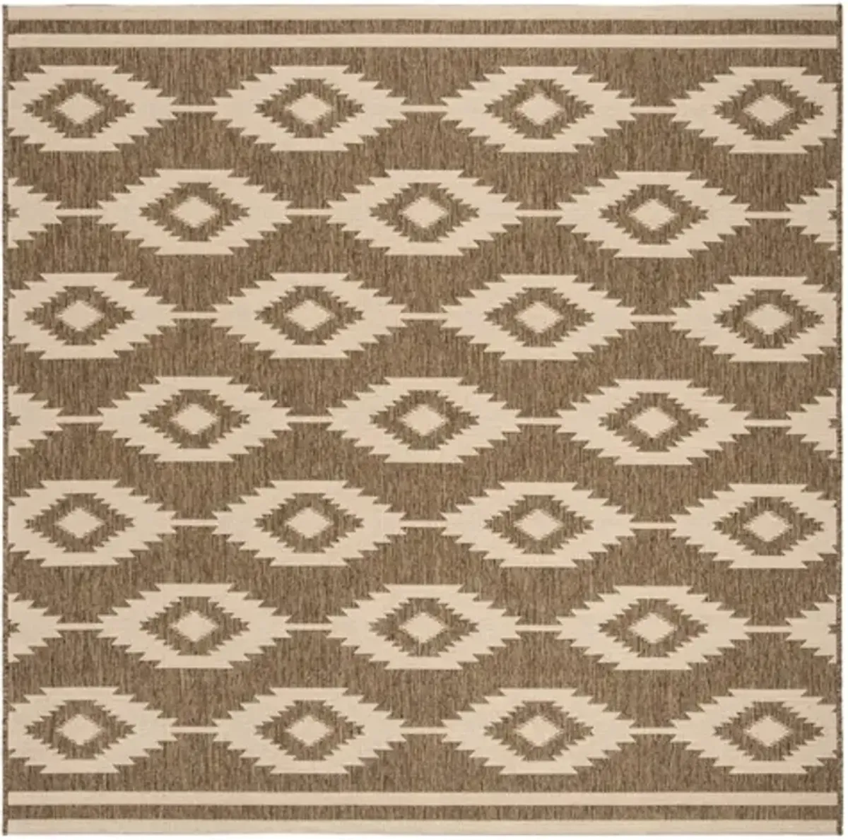 LINDEN 171 Collection LND171A-6SQ Cream / Beige 6'-7" X 6'-7" Square