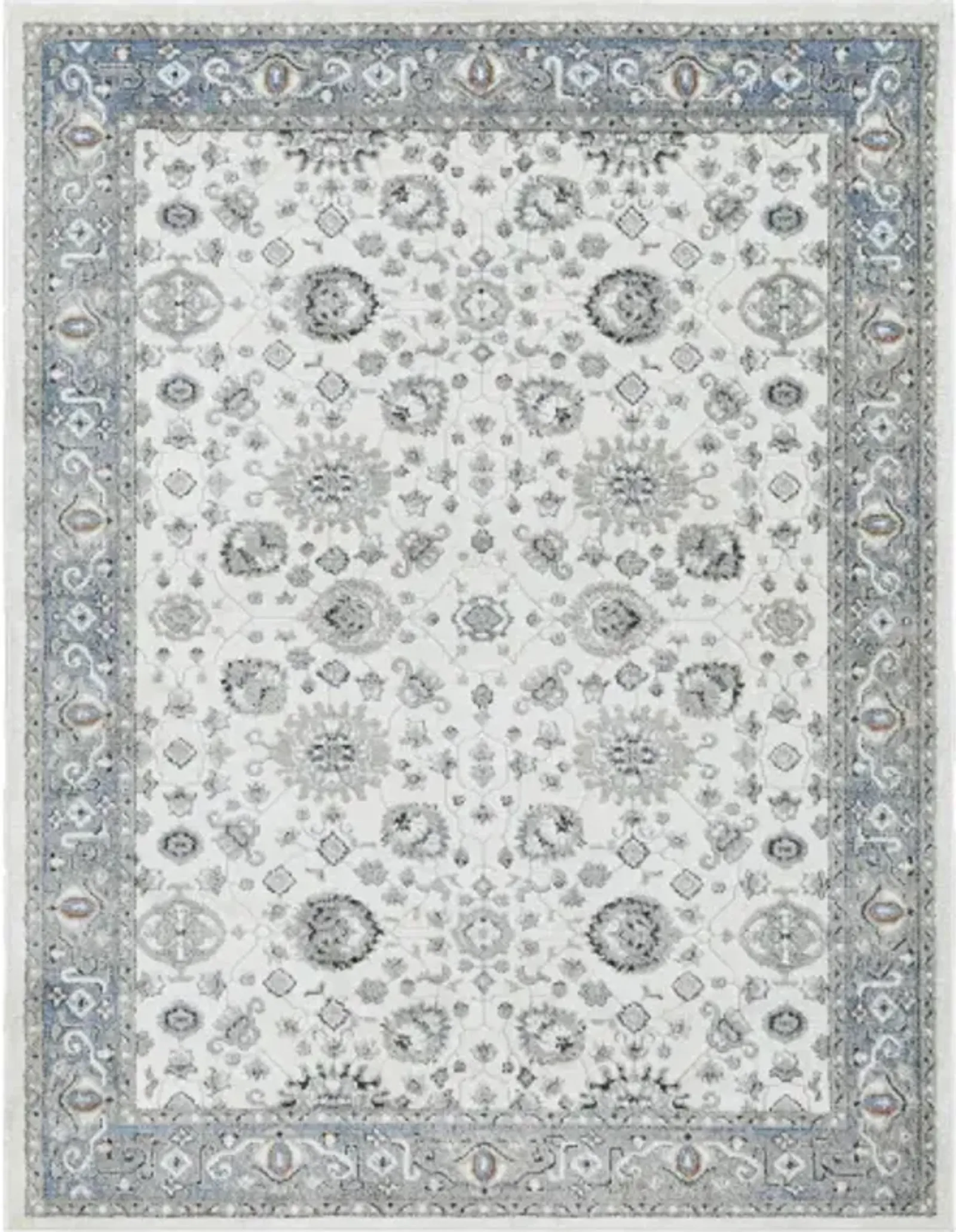 Zidane ZDN-2302 5'3" x 7' Machine Woven Rug