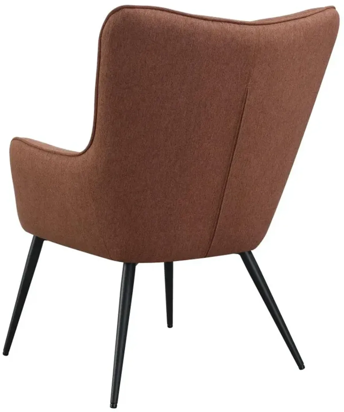 Carndonagh Upholstered Flared Arms Accent Chair with Grid Tufted