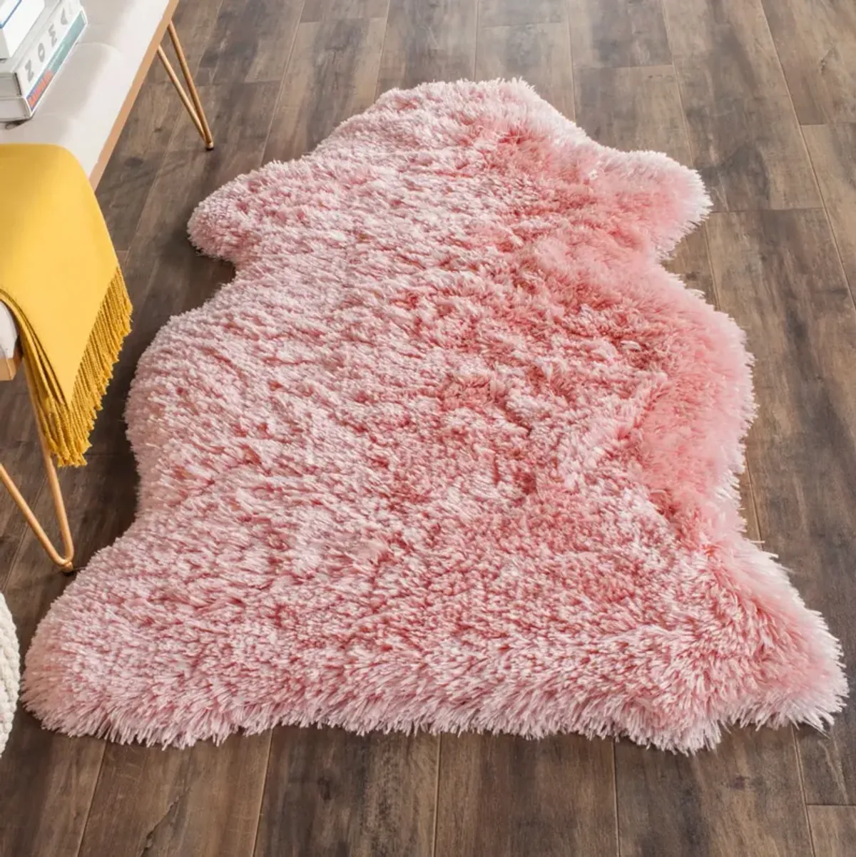 ARCTIC SHAG Pink 3' X 5' Small Rectangle Rug