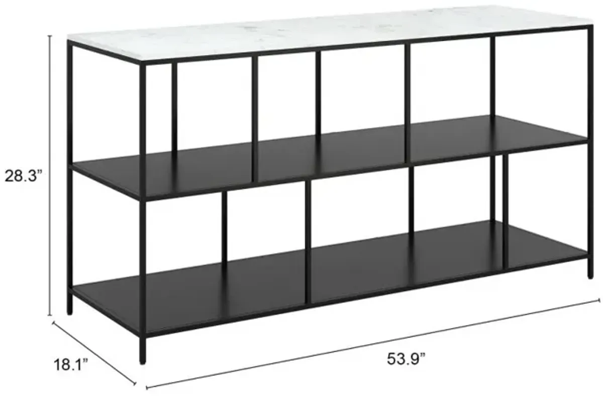 Singularity Console Table White & Black