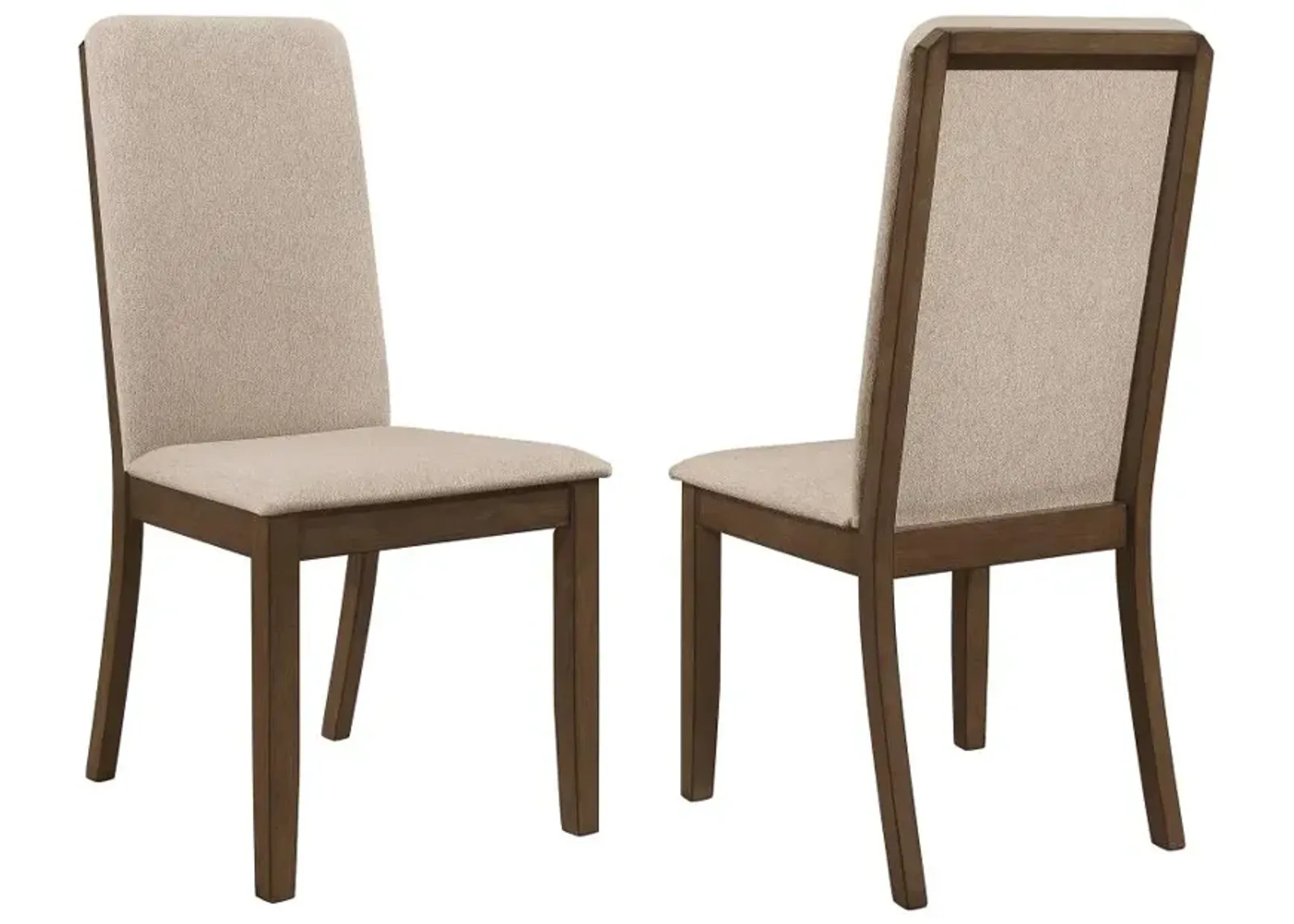 Abram Solid Back Side Chair - Set of 2