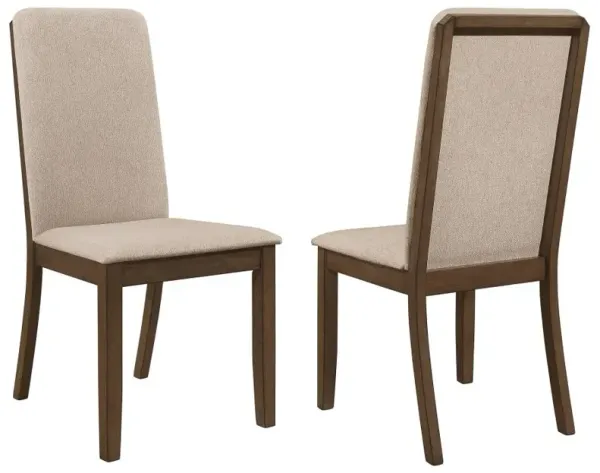 Abram Solid Back Side Chair - Set of 2