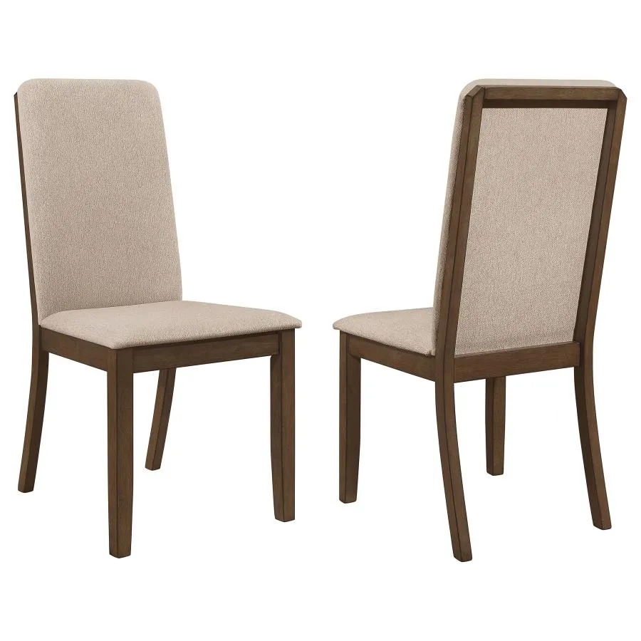 Abram Solid Back Side Chair - Set of 2