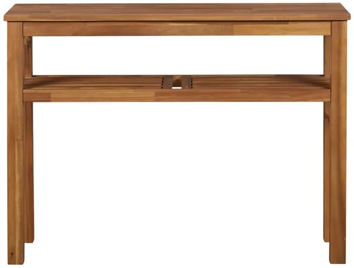 Tiburon Shelf Console Table