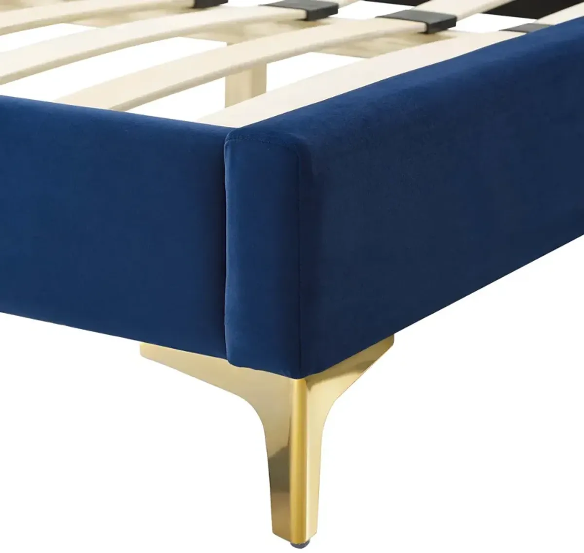 Current Performance Velvet Twin Platform Bed