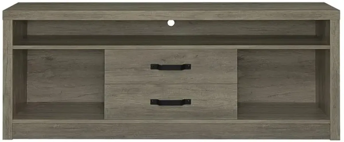 Burslem 2-Drawer Tv Console Grey Driftwood