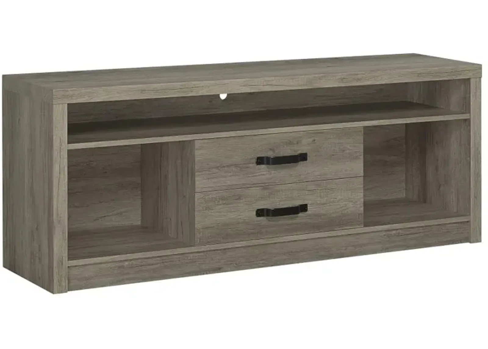 Burslem 2-Drawer Tv Console Grey Driftwood