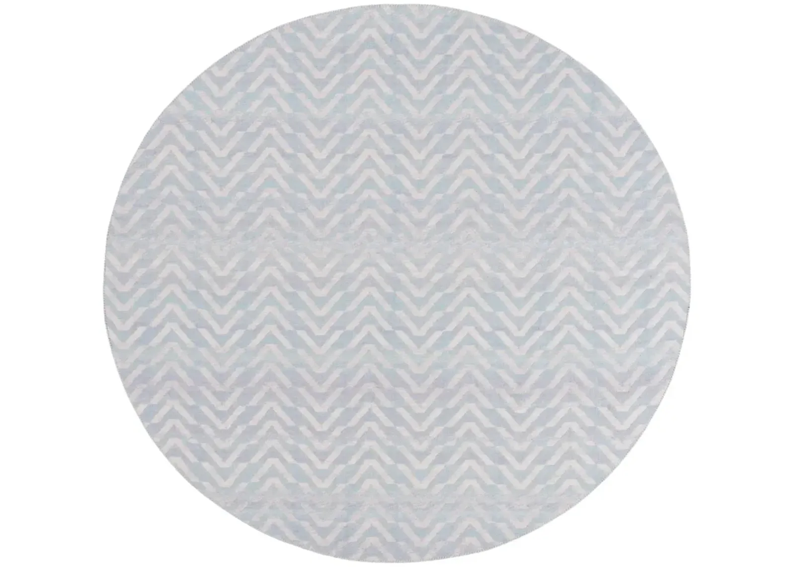 CABO 366 LIGHT BLUE  7' x 7' Round Round Rug