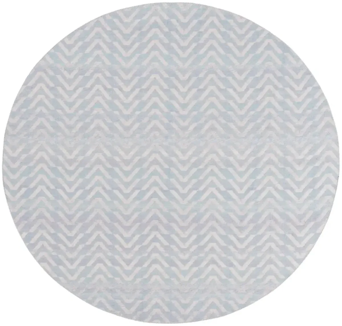 CABO 366 LIGHT BLUE  7' x 7' Round Round Rug