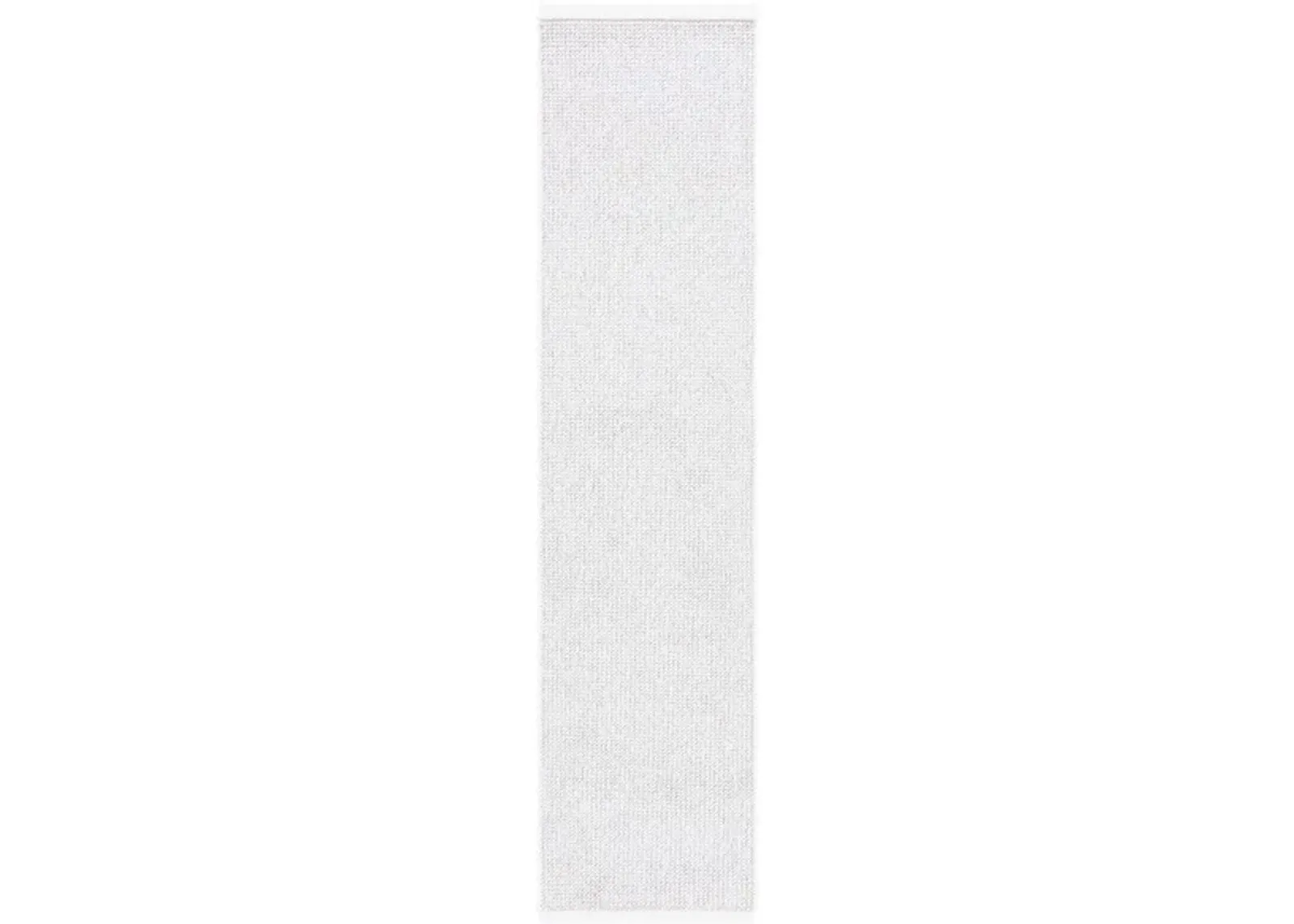 LOTUS 106 White 2' X 8' Runner Rug