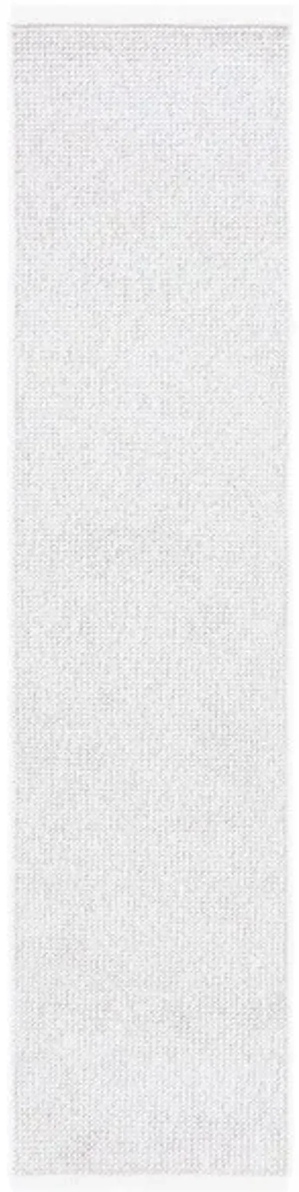 LOTUS 106 White 2' X 8' Runner Rug