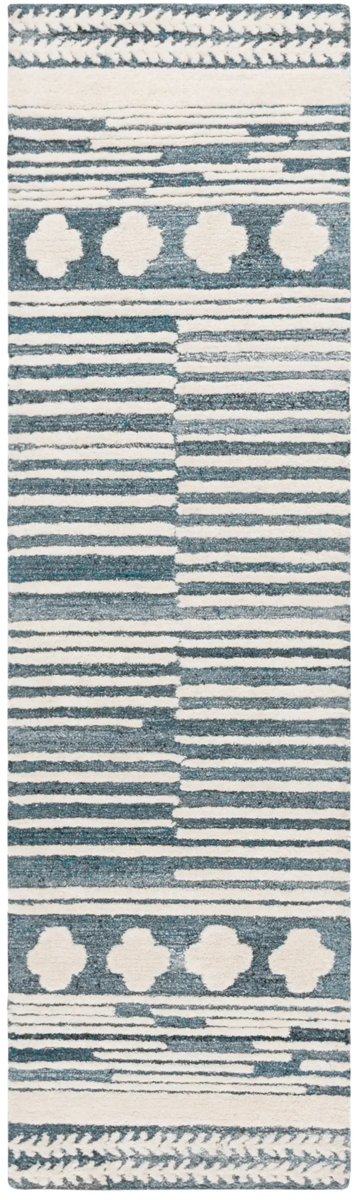 ABSTRACT 559 GREY  2'-3' x 8' Runner Rug