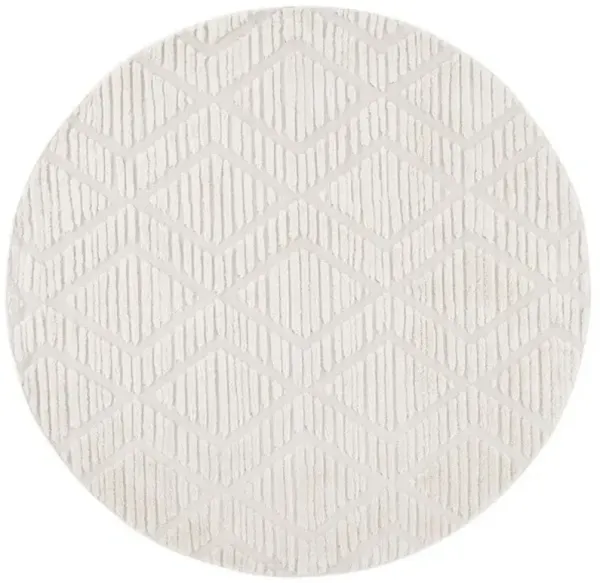 URBAN 208 Beige 6'-7' X 6'-7' Round Round Rug