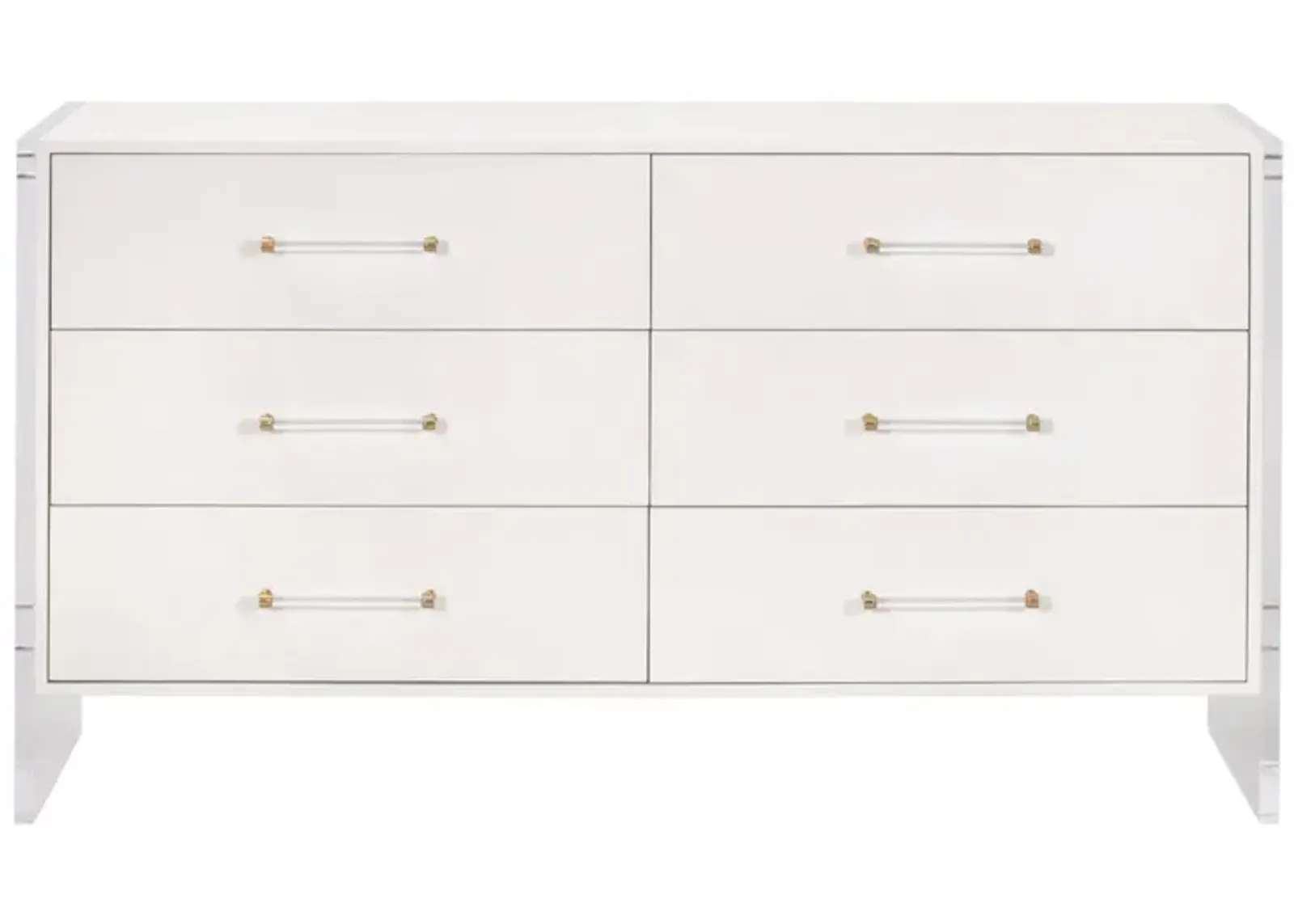 Sonia Shagreen 6-Drawer Double Dresser