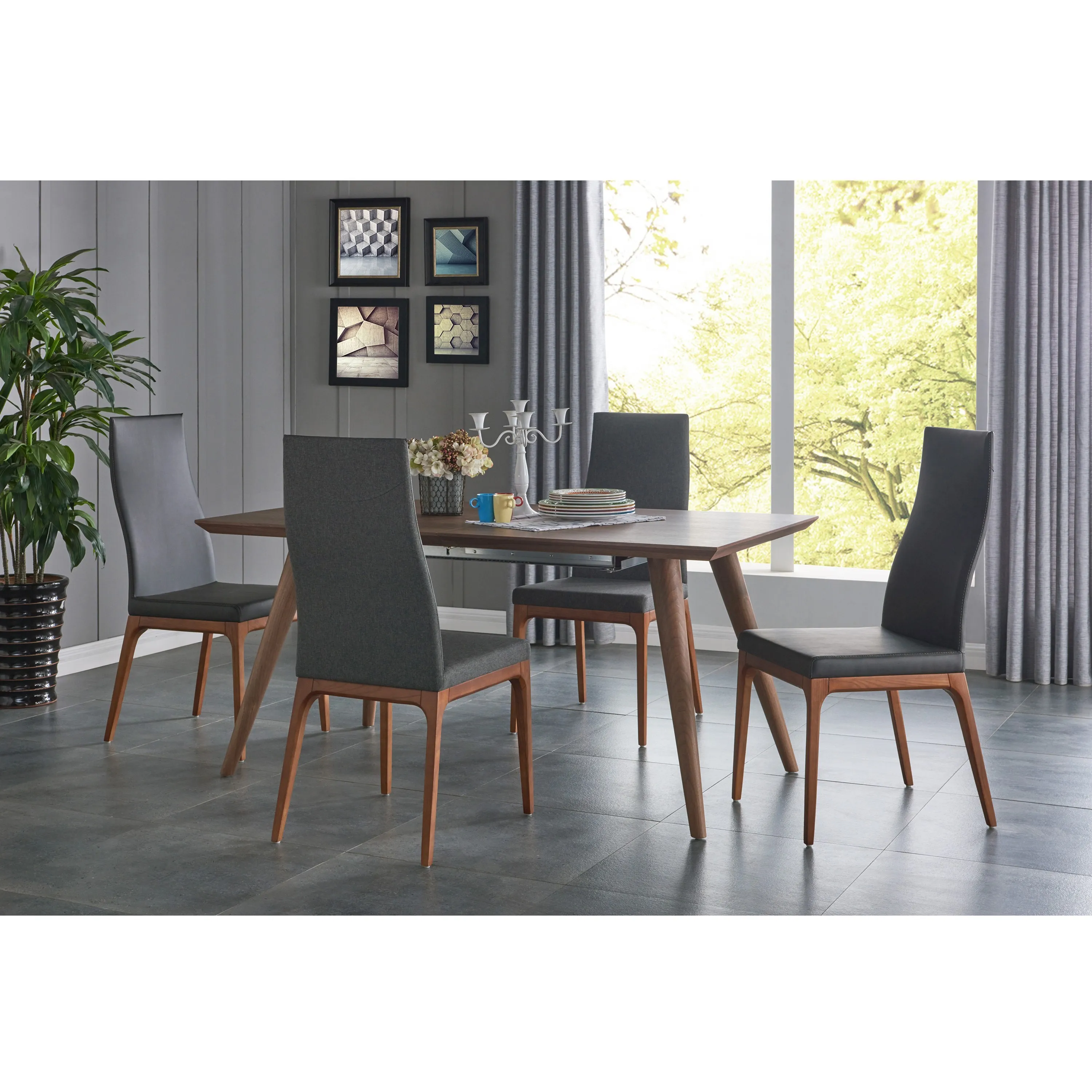 Bradshaw Black Mdf Dining Table