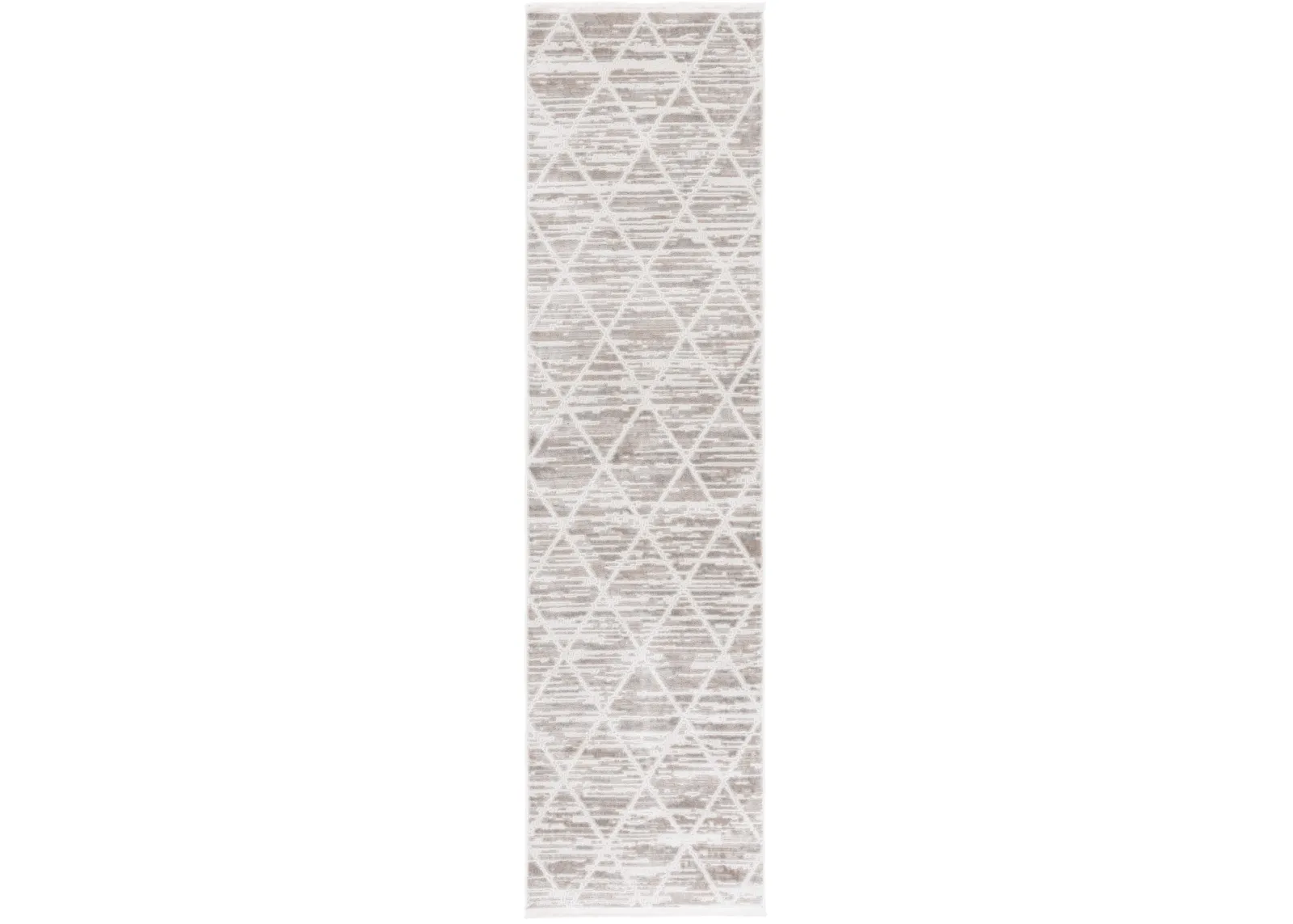 MILA 240 BEIGE  2'-2' x 8' Runner Rug