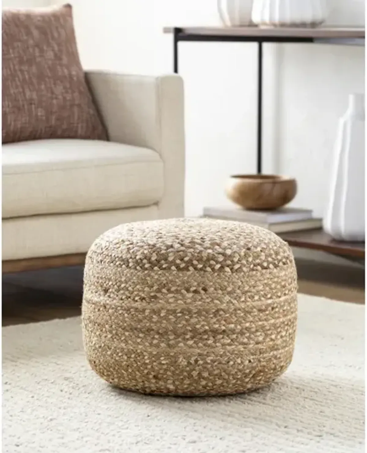 Yaroslave YRPF-001 14"H x 18"W x 18"D Pouf