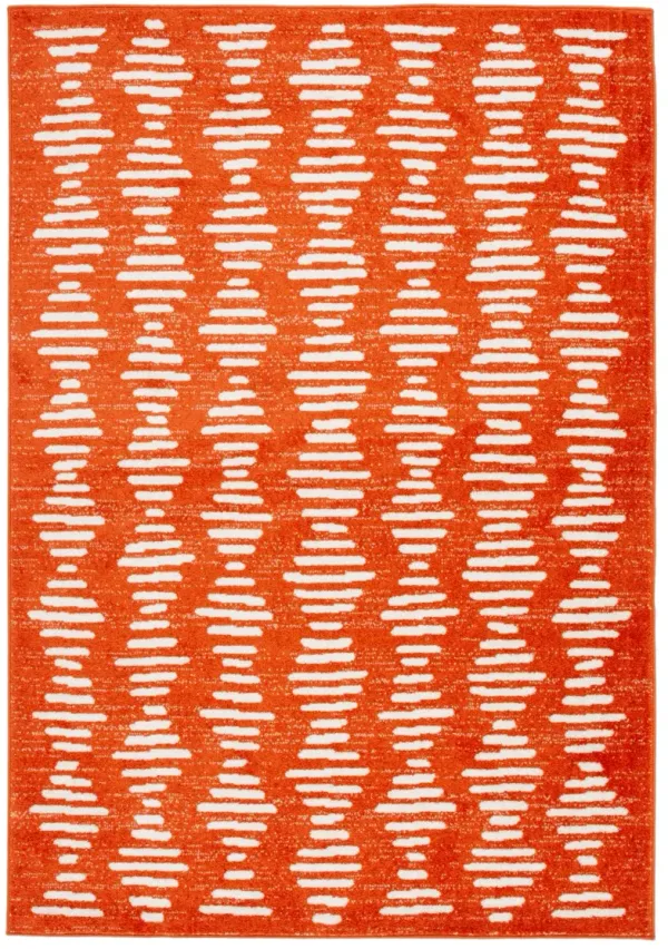 TULUM 644 RUST  3' x 5' Small Rectangle Rug