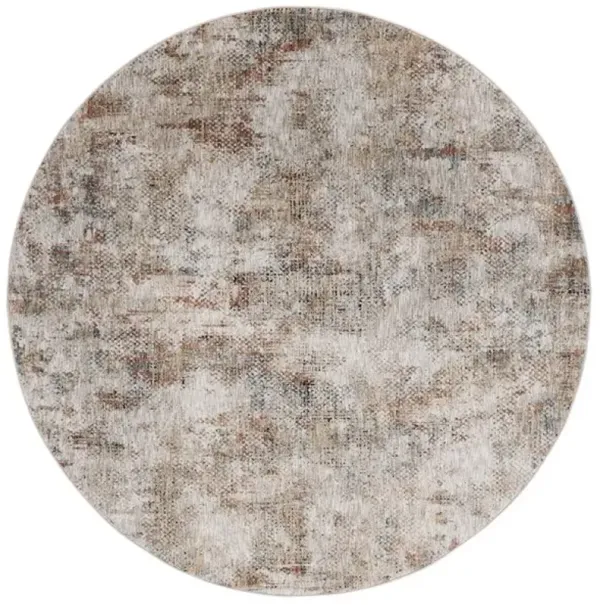 SILVERADO 104 Gold 6'-4' x 6'-4' Round Round Rug