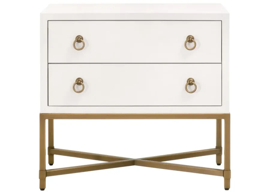 Strand Shagreen 2-Drawer Nightstand