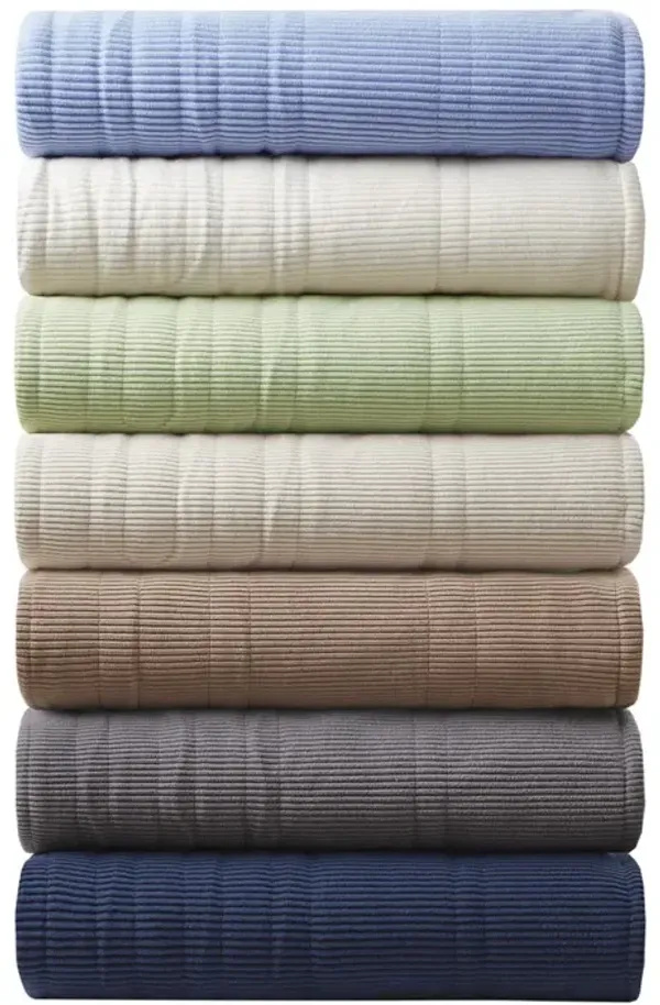 Beautyrest Electric Micro Fleece Ivory Heated Blanket