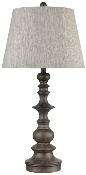 Rhinebeck 30" High 1-Light Table Lamp - Aged Wood