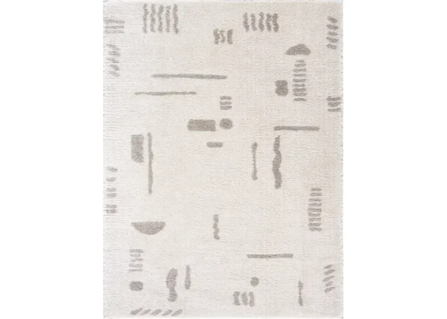 Fossay Shag FSG-2304 7'10" x 10' Machine Woven Rug