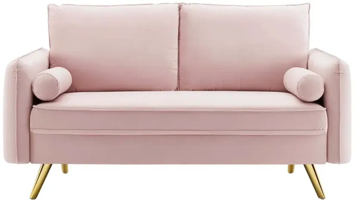 Revive Performance Velvet Loveseat