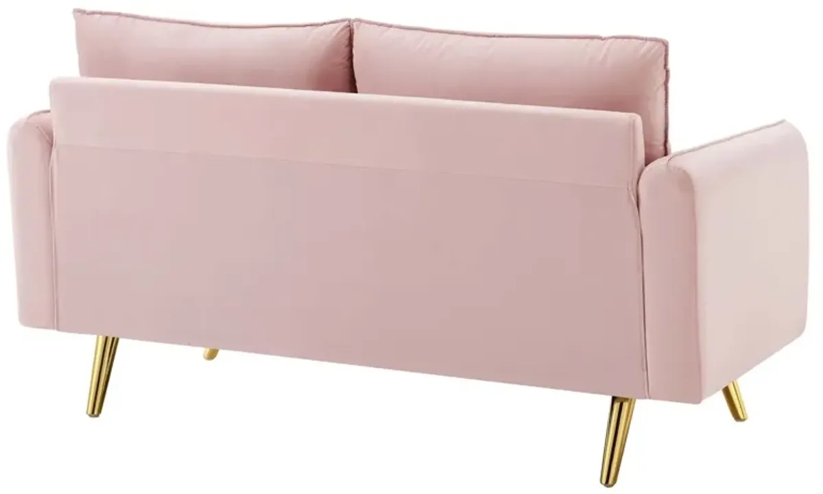 Revive Performance Velvet Loveseat