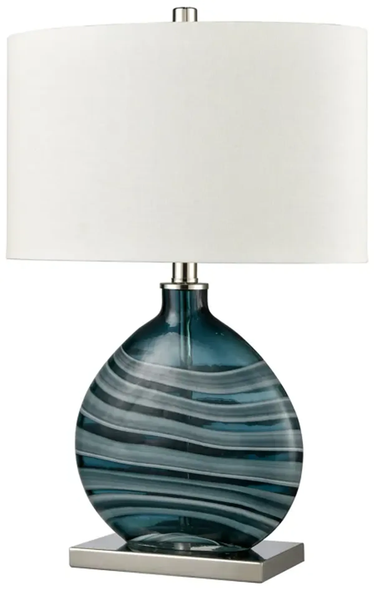 Portview 22" High 1-Light Table Lamp - Teal