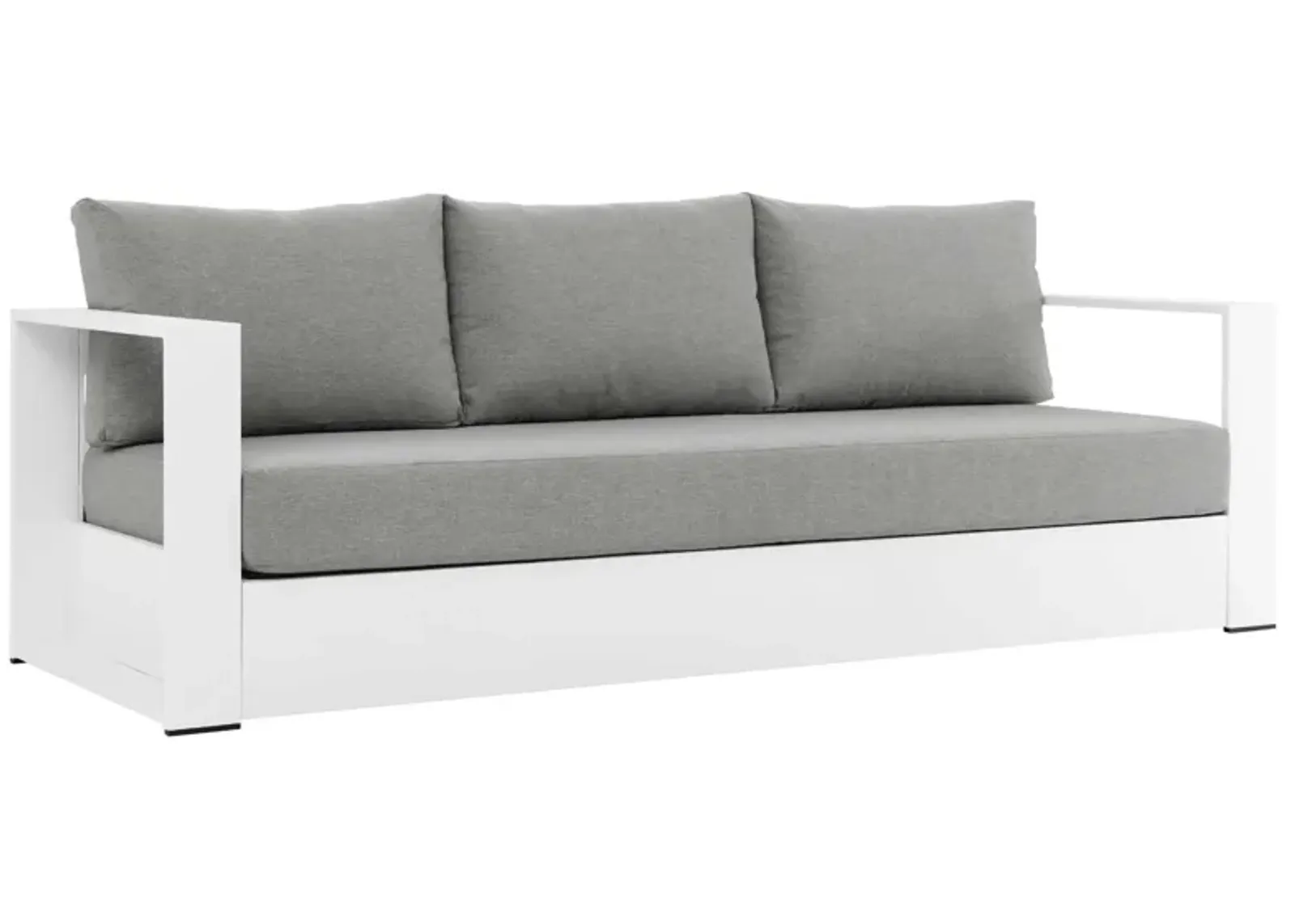 Tahoe Outdoor Patio Powder-Coated Aluminum Sofa