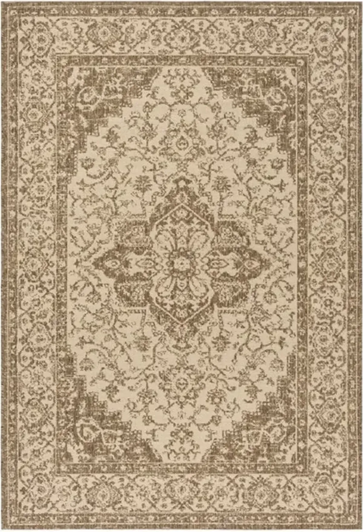 LINDEN 137 Collection LND137C-4 Cream / Beige 4' X 6'