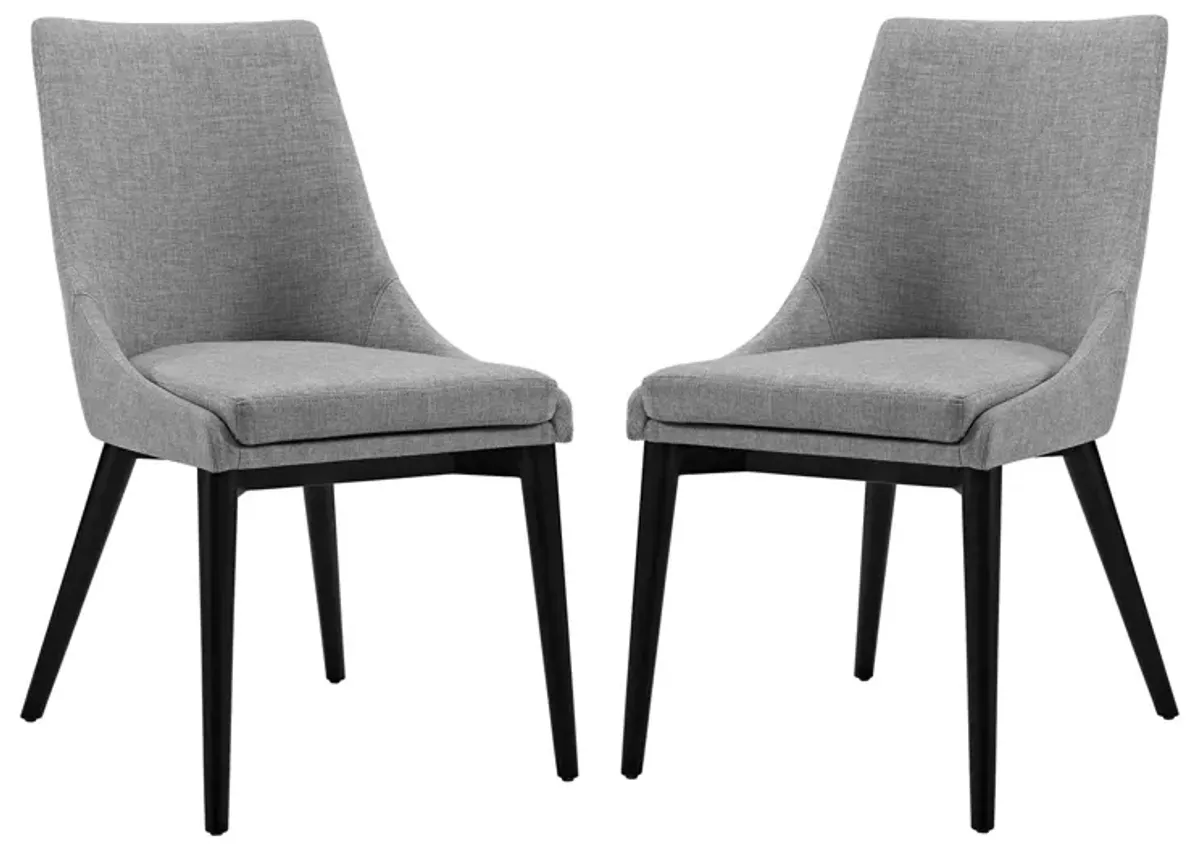 viscount Dining Side Chair Fabric Set of 2