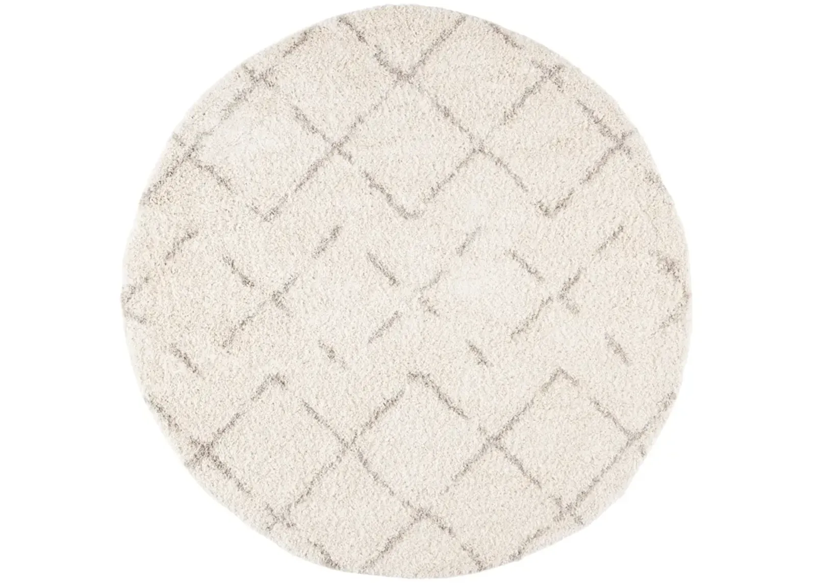 ARIZONA SHAG 743 IVORY  11' x 11' Round Round Rug